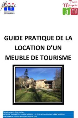 GUIDE PRATIQUE DE LA LOCATION D'UN MEUBLE DE TOURISME - Mirepoix