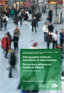 Démographie médicale : indicateurs et observatoires. Revue des pratiques en Suisse et ailleurs - UNIL