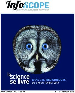 SCOPE - DANS LES MÉDIATHÈQUES DU 5 AU 24 FÉVRIER 2019 - Mairie de Puteaux