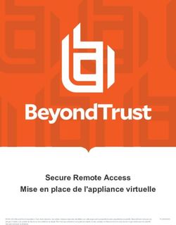 Secure Remote Access Mise en place de l'appliance virtuelle