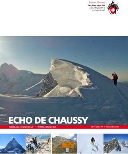 ECHO DE CHAUSSY - CAS Chaussy