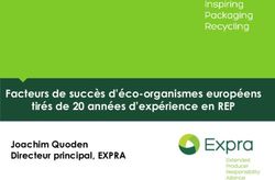 Facteurs de succès d'éco-organismes européens tirés de 20 années d'expérience en REP - Joachim Quoden Directeur principal, EXPRA - Éco ...