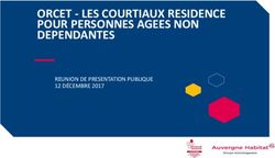 ORCET - LES COURTIAUX RESIDENCE POUR PERSONNES AGEES NON DEPENDANTES - REUNION DE PRESENTATION PUBLIQUE 12 DÉCEMBRE 2017