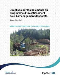 Directives sur les paiements du programme d'investissement pour l'am&eacute;nagement des for&ecirc;ts - Saison 2020-2021