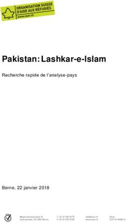 Pakistan: Lashkar-e-Islam - Recherche rapide de l'analyse-pays - Berne, 22 janvier 2018 - Organisation suisse d'aide aux ...