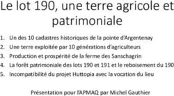 Le lot 190, une terre agricole et patrimoniale - Coalition citoyenne ...