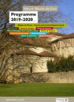 Programme 2019-2020 - Conservation départementale du Patrimoine ...