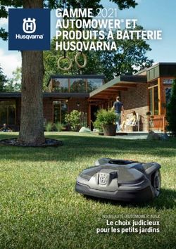 GAMME 2021 AUTOMOWER ET PRODUITS À BATTERIE HUSQVARNA - Le choix judicieux pour les petits jardins