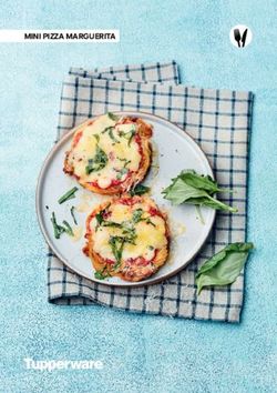 MINI PIZZA MARGUERITA - Tupperware