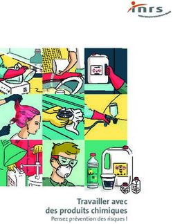 Travailler avec des produits chimiques - Pensez prévention des risques ! - INRS