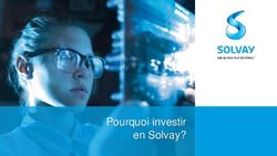 Pourquoi investir en Solvay?