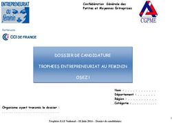 DOSSIER DE CANDIDATURE TROPHEES ENTREPRENEURIAT AU FEMININ