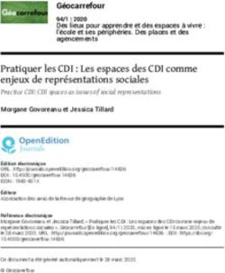 Pratiquer les CDI : Les espaces des CDI comme enjeux de représentations sociales - OpenEdition Journals