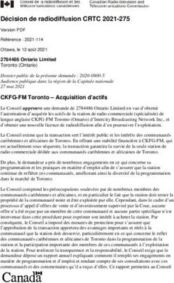 Décision de radiodiffusion CRTC 2021-275 - Version PDF