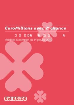 EuroMillions avec 2e chance - R&egrave;gles du jeu et conditions de participation Valables &agrave; compter du 1er janvier 2019 - Swisslos