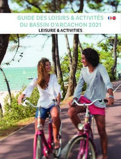 GUIDE DES LOISIRS & ACTIVITÉS DU BASSIN D'ARCACHON 2021 - LEISURE & ACTIVITIES - Bassin d'Arcachon