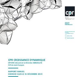 CPR CROISSANCE DYNAMIQUE - OPCVM relevant de la Directive 2009/65/CE FCP de droit français - CPR AM