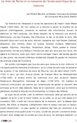 Le chien de Pavlov et la naissance de l'étude scientifique de la mémoire