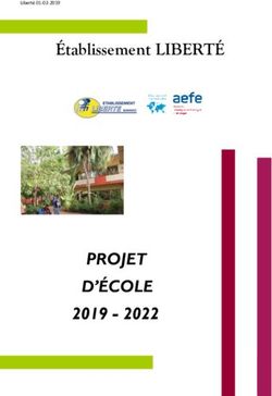 &Eacute;tablissement LIBERT&Eacute; - PROJET D'&Eacute;COLE 2019 2022