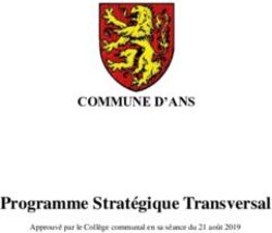 Programme Stratégique Transversal - COMMUNE D'ANS - Commune de Ans