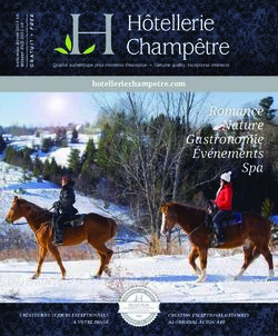 Romance Nature Gastronomie &Eacute;v&eacute;nements Spa - hotelleriechampetre.com - &Ocirc;rigine ...