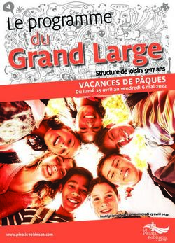 Dudu Le programme - Le Plessis ...