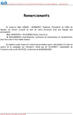 Remerciements - ATMO Guyane