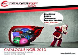 CATALOGUE NOËL 2013- É CONSEIL QUALITE PRIX - LEADERFIT' FORMATION
