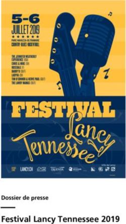 Festival Lancy Tennessee 2019 - Ville de Lancy
