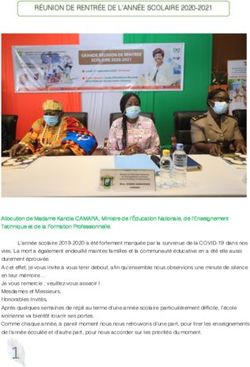 R&Eacute;UNION DE RENTR&Eacute;E DE L'ANN&Eacute;E SCOLAIRE 2020-2021