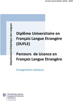 Diplôme Universitaire en Français Langue Etrangère - (DUFLE) Enseignement à distance - Le Mans Université