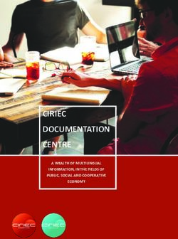 CIRIEC DOCUMENTATION CENTRE - CIRIEC International