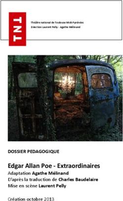 Edgar Allan Poe - Extraordinaires - DOSSIER PEDAGOGIQUE