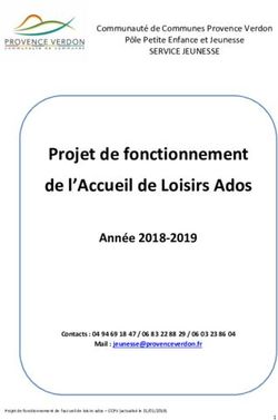 Projet de fonctionnement de l'Accueil de Loisirs Ados