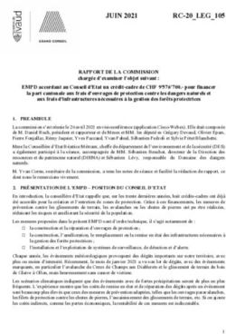 RAPPORT DE LA COMMISSION - charg&eacute;e d'examiner l'objet suivant : VD.CH