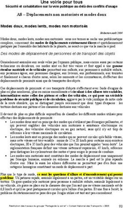 Une voirie pour tous A8 - Déplacements non motorisés et modes doux