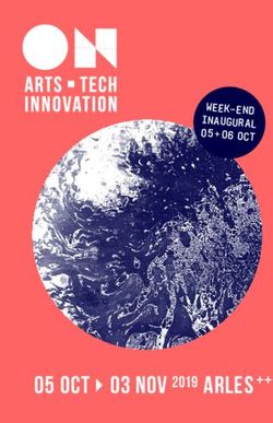 Oct 03 nov 2019 ARLES ++ - WEEK-END INAUGURAL O5+O6 OCT - Octobre Numérique