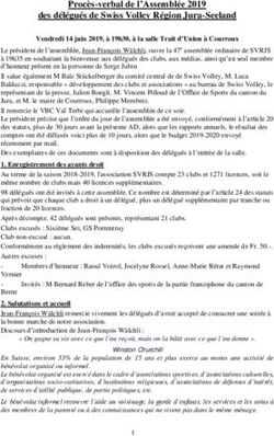 Proc&egrave;s-verbal de l'Assembl&eacute;e 2019 des d&eacute;l&eacute;gu&eacute;s de Swiss Volley R&eacute;gion Jura-Seeland - SVRJS