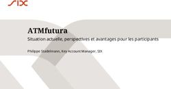 ATMfutura Situation actuelle, perspectives et avantages pour les participants - Philippe Stadelmann, Key Account Manager, SIX