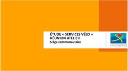ÉTUDE " SERVICES VÉLO " RÉUNION ATELIER - Siège communautaire - Dinard Émeraude à Vélo