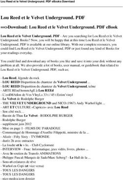 Lou Reed et le Velvet Underground. PDF