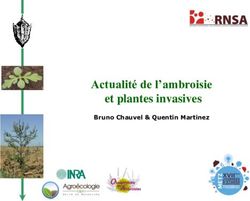 Actualité de l'ambroisie et plantes invasives - Bruno Chauvel & Quentin Martinez - RNSA
