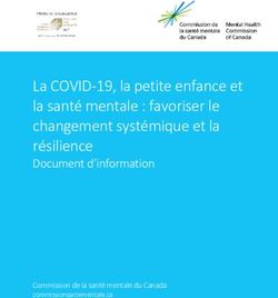 La COVID-19, la petite enfance et la santé mentale : favoriser le changement systémique et la résilience - Document d'information