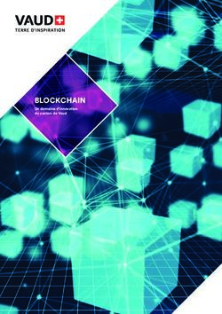 BLOCKCHAIN Un domaine d'innovation du canton de Vaud