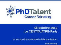 18 OCTOBRE 2019 LE CENTQUATRE-PARIS - LE PLUS GRAND FORUM DU MONDE DÉDIÉ AUX DOCTEURS #PHDTALENT19 - PHDTALENT CAREER ...