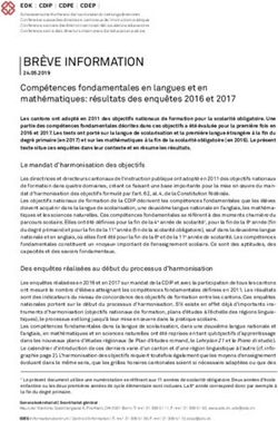 BR&Egrave;VE INFORMATION - Institut de Plurilinguisme