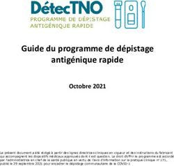 Guide du programme de dépistage antigénique rapide