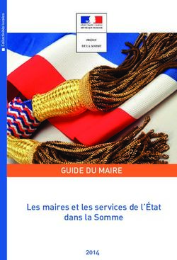 Les maires et les services de l'État dans la Somme - GUIDE DU MAIRE
