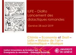 IUFE - DidRo Lancement des didactiques romandes - Chimie - Economie et Droit - Latin - Histoire de l'art - Informatique - Musique ...