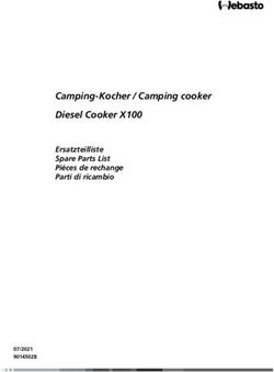 Camping-Kocher / Camping cooker Diesel Cooker X100 - Ersatzteilliste Spare Parts List Pi&eacute;ces de rechange Parti di ricambio